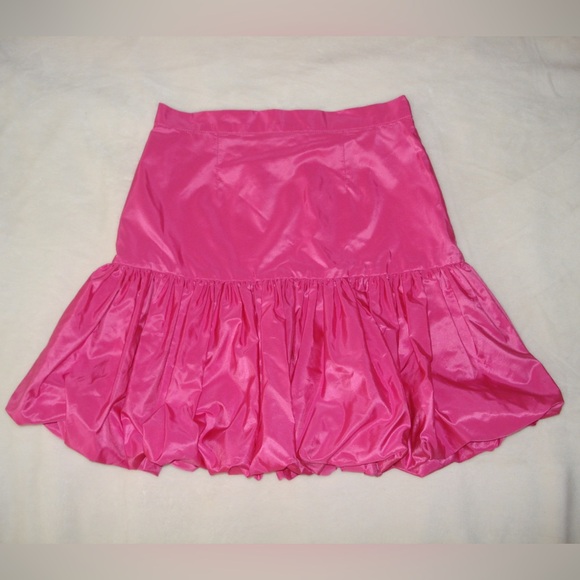 Stella McCartney bubble hem silk taffeta skirt - Picture 1 of 5